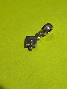 Pandora Silver Graduation Cap Dangle Charm